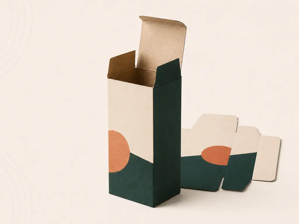 Custom Packaging Manufacturer | CustomPackForge Folding Cartons Hero Paperboard Carton Concept V02 Card